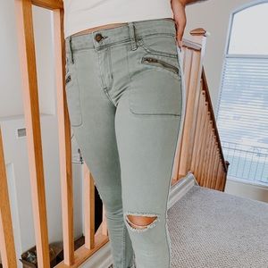 Army Green Hollister Jeans
